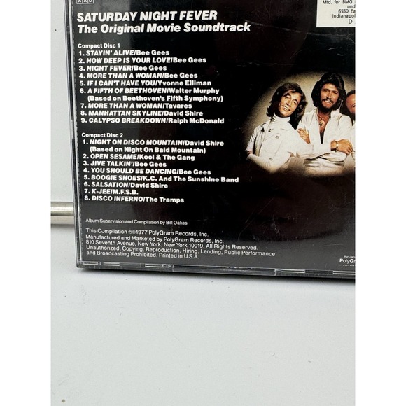 Saturday Night Fever Soundtrack Audio CD EUC - Picture 4 of 8